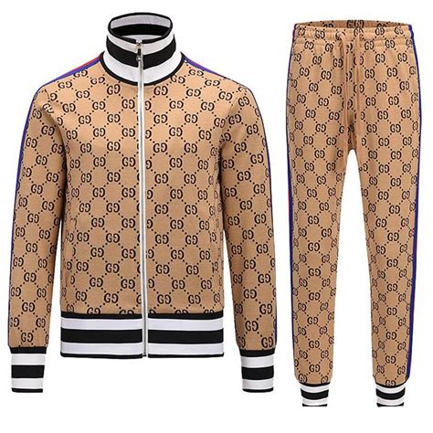 gucci tracksuit trousers|gucci full tracksuits.